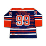 Wayne Gretzky Career Jerseys // Set of 2 // Limited Edition 84 of 99 // Signed