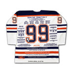 Wayne Gretzky Career Jerseys // Set of 2 // Limited Edition 84 of 99 // Signed