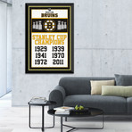 Boston Bruins Championships Banner