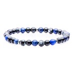 Stone Bead Bracelet // Blue