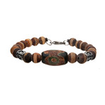 Agate Stone Bracelet // Brown