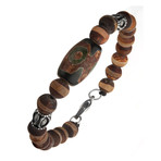 Agate Stone Bracelet // Brown