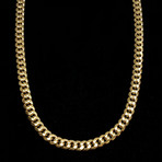 Semi-Solid 14K Miami Cuban Chain Necklace II // 6mm // Yellow (22" // 48.7g)