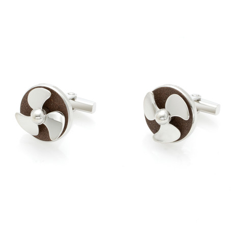 Romain Jerome Titanic Cufflinks // RJ_RJ.T.HE.002.01 // Store Display