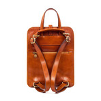 Clarissa // Women's Leather Backpack (Light Brown)