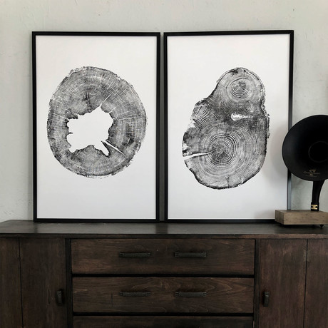 Set of Two, Oak and Hemlock