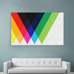 Colorful Triangles (36"W x 54"H x 1.5"D)
