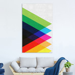 Colorful Triangles (36"W x 54"H x 1.5"D)
