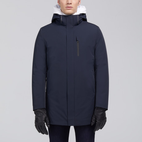 Micah Lightweight Down Jacket // Navy (S)