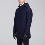 Major Modern Fit Lightweight Down Jacket // Navy Melange (2XL)