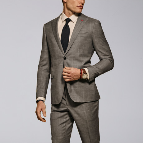 Watson Modern Fit Wool Suit // Charcoal (US: 40L)