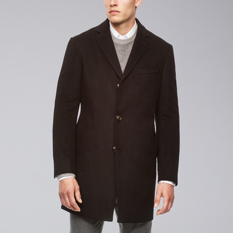 St-Paul Wool + Cashmere Heritage Overcoat // Navy (US: 36R)