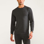 Phoenix Long Sleeve Thermal Base Layer Top // Anthracite (XL)