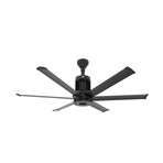 i6 Indoor 60" Ceiling Fan (Black)