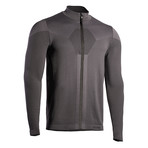 Iron-Ic // Long Sleeve Full Zip Sweater // Anthracite (M)