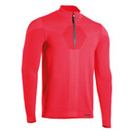 Iron-Ic // Long Sleeve Half Zip Sweater // Rosso (M)