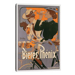 Poster advertising Phenix beer, c.1899  // Adolfo Hohenstein (26"W x 40"H x 1.5"D)