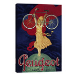 Peugeot Bicycle Advertising Vintage Poster // Unknown Artist (26"W x 40"H x 1.5"D)