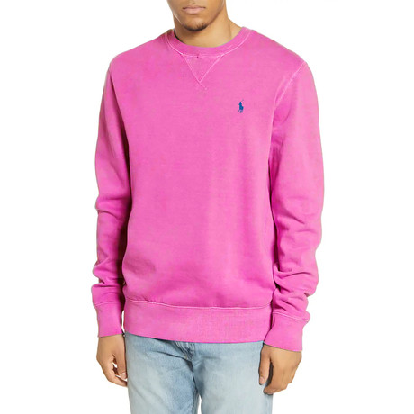 Crew Neck Sweatshirt // Pink (S)