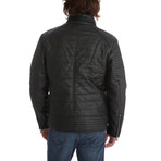 Ian Vegan Leather Moto Jacket // Black (M)