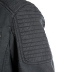 Chandler Vegan Leather Moto Jacket // Black (2XL)