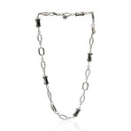 John Hardy Sterling Silver Bamboo Necklace I // Store Display