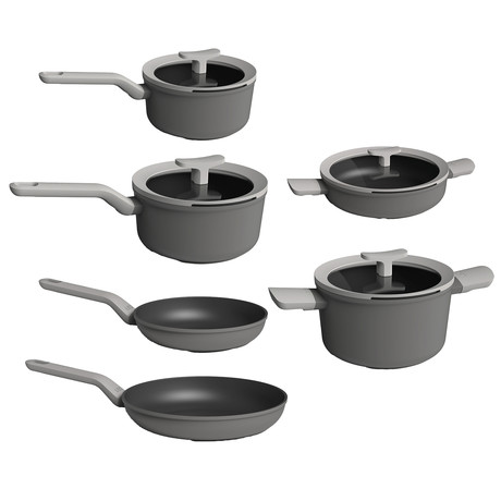Leo Non-Stick Cookware Set For Two // Set of 10