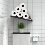 Sisyphus // Toilet Paper Shelf (Gray)