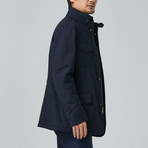 Marlowe Wool Car Coat // Navy (US: 40R)