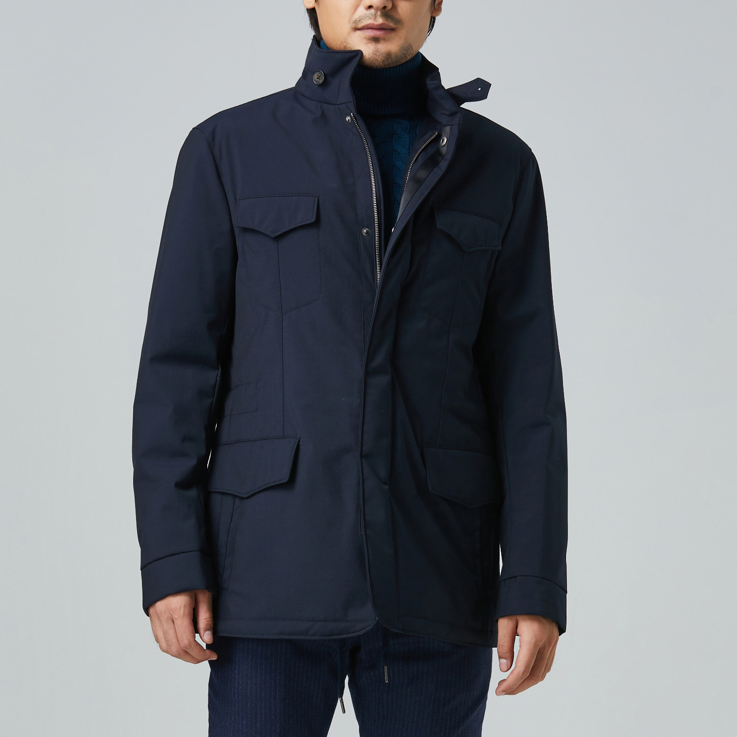 Marlowe Wool Car Coat // Navy (US: 44R) - Cardinal of Canada - Touch of ...