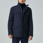 Marlowe Wool Car Coat // Navy (US: 40R)