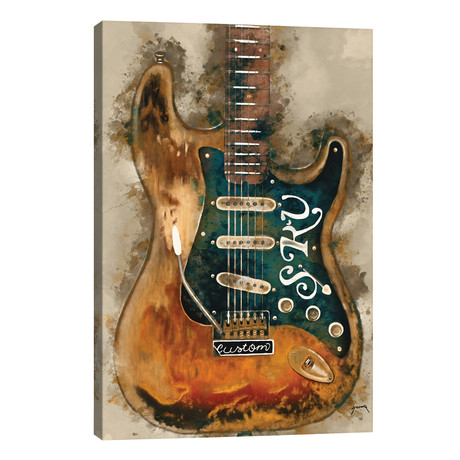 Stevie Ray Vaughan's Guitar // Pop Cult Posters