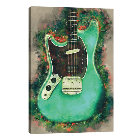 Kurt Cobain's Electric Guitar // Pop Cult Posters