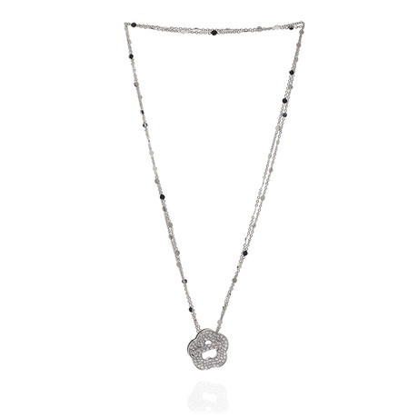 Pasquale Bruni Make Love 18k White Gold Diamond Necklace // Store Display