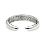 John Hardy Sterling Silver Diamond Chain Bracelet // Store Display