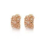 Roberto Coin 18k Two-Tone Gold Diamond Barocco Earrings I // Store Display