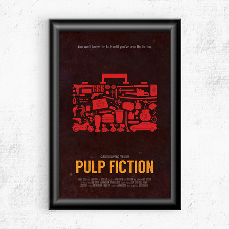 Pulp Fiction // Collage (11"W x 17"H)