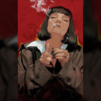Pulp Fiction // Mia Smoking (11"W x 17"H)