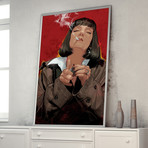 Pulp Fiction // Mia Smoking (11"W x 17"H)