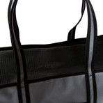 Pet Carrier Tote Bag (Black + Gray)