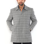 Bangkok Coat // Patterned Gray (Medium)