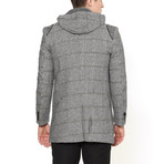 Dubai Coat // Checked Gray (Medium)