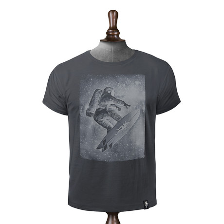 Star Surfer T-shirt // Charcoal (XS)