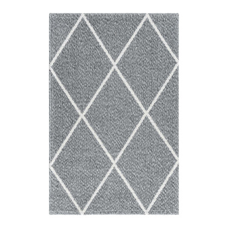 Unique Loom Diamond Decatur Rug // Dark Gray (26" x 36")