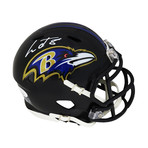 Lamar Jackson // Baltimore Ravens // Signed Riddell Speed Mini Helmet