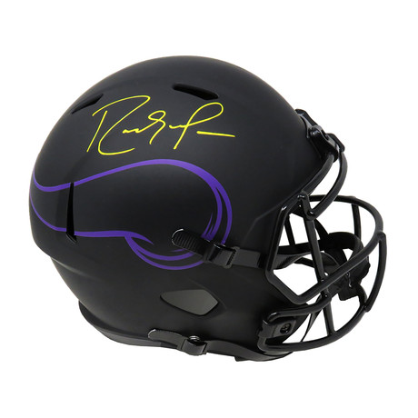 Randy Moss // Signed Riddell Speed Replica Helmet // Minnesota Vikings // Eclipse Black Matte