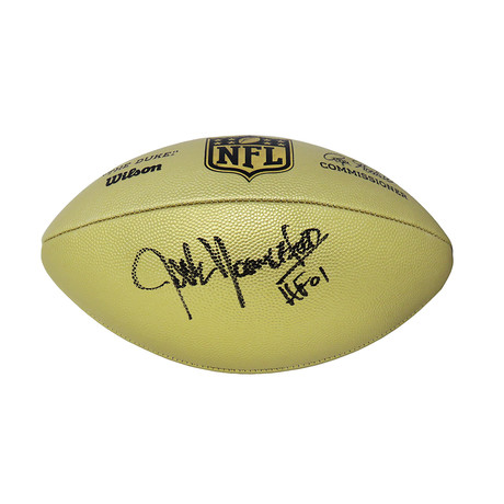 Jack Youngblood // Signed Wilson NFL Full Size Replica Football // w/ "HF'01" Inscription