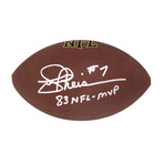Joe Theismann // Signed Wilson NFL Football // Full Size // w/ "83 NFL MVP" Inscription