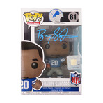 Barry Sanders // Signed NFL Legends Funko Pop Doll #81 // Detroit Lions