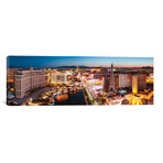 The Las Vegas Strip At Sunrise, Las Vegas, Nevada, USA // Matteo Colombo (60"W x 20"H x 0.75"D)